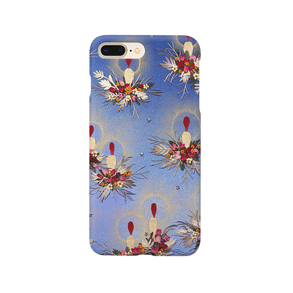 花エヴリのクリスマスキャンドル Smartphone Case