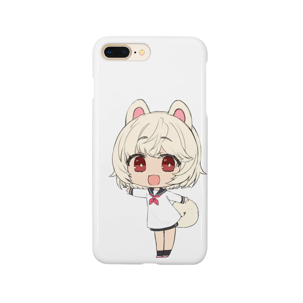 けもめんば♡のポメラニアンの女の子 Smartphone Case