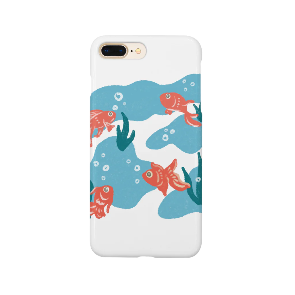 naty's doodlesのGoldenfish Smartphone Case