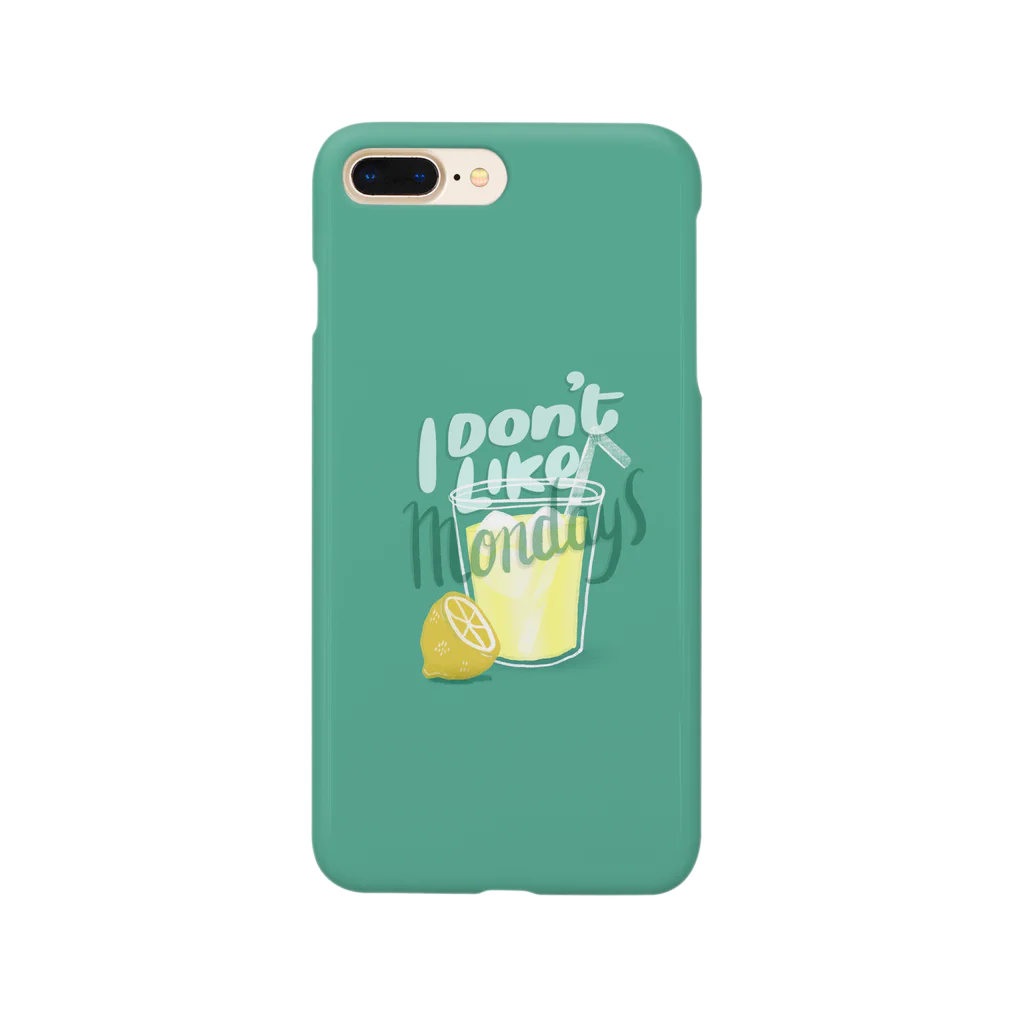 naty's doodlesのI don’t like mondays Smartphone Case