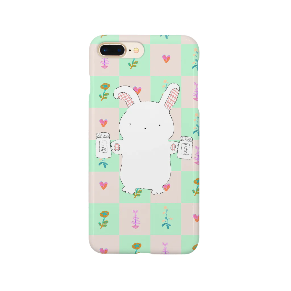 野花🌷のうさぎくん Smartphone Case