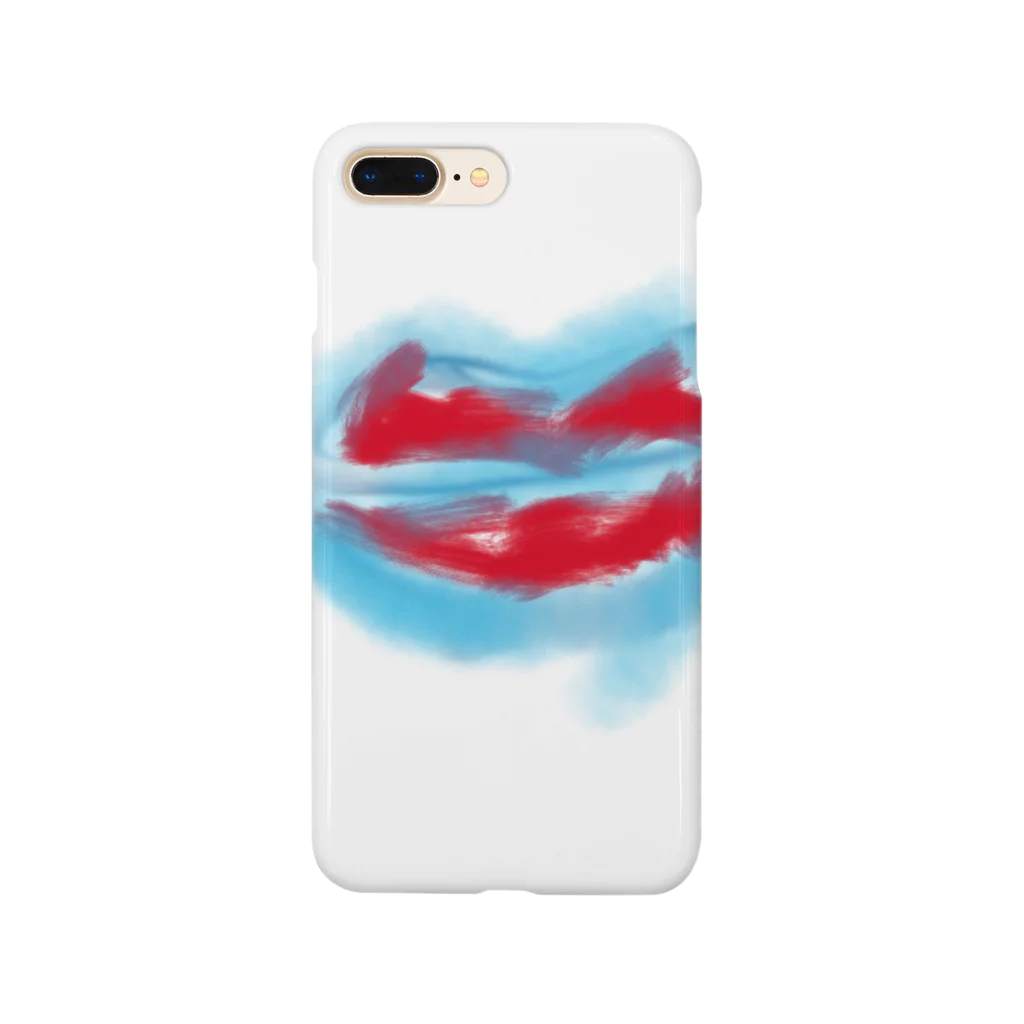 MAPLEのこすり絵　くちびるに色を Smartphone Case