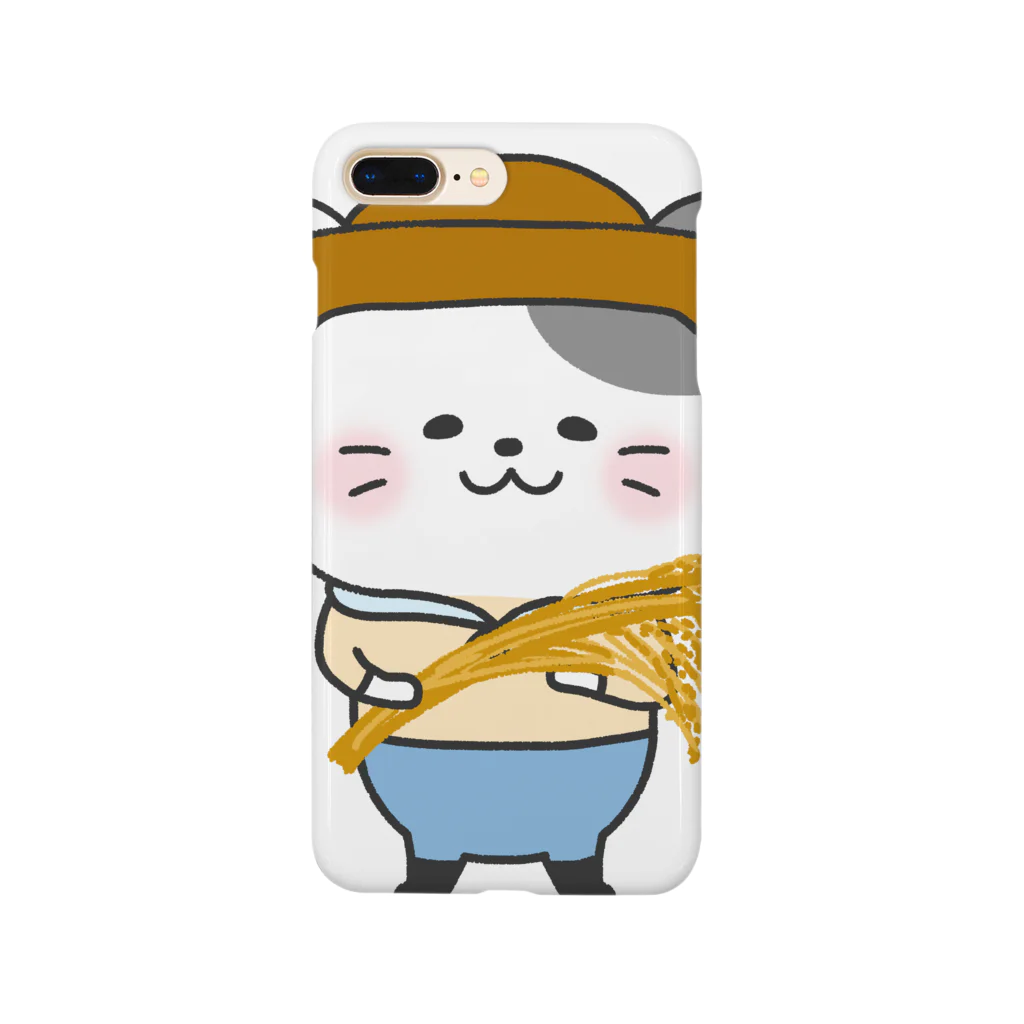 もちぱっちの農業猫さん Smartphone Case