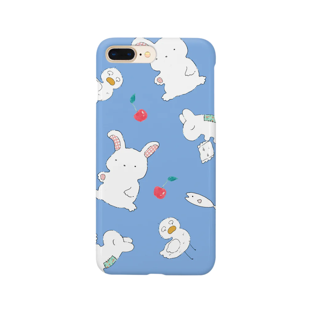 野花🌷のうさぎくんとともだち Smartphone Case