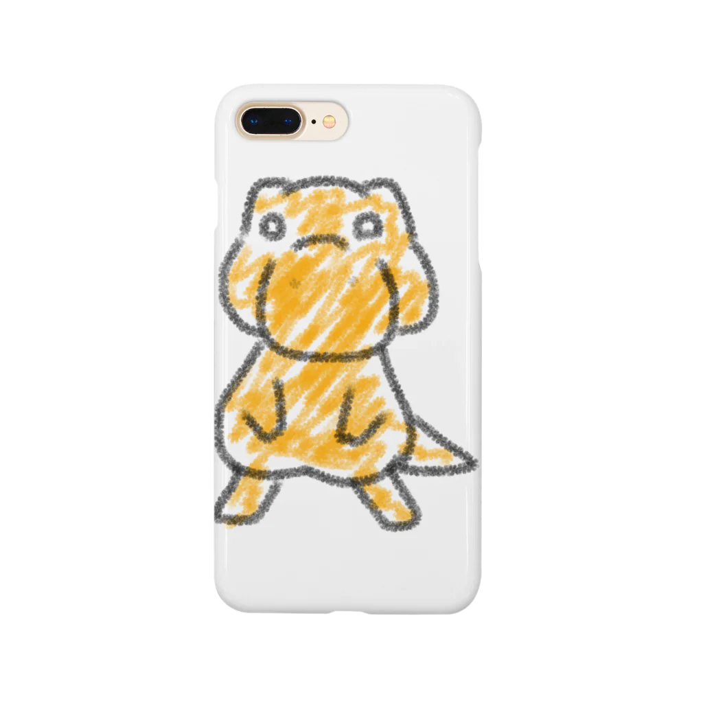 ゆるも鹿々堂の落書き風恐竜 Smartphone Case