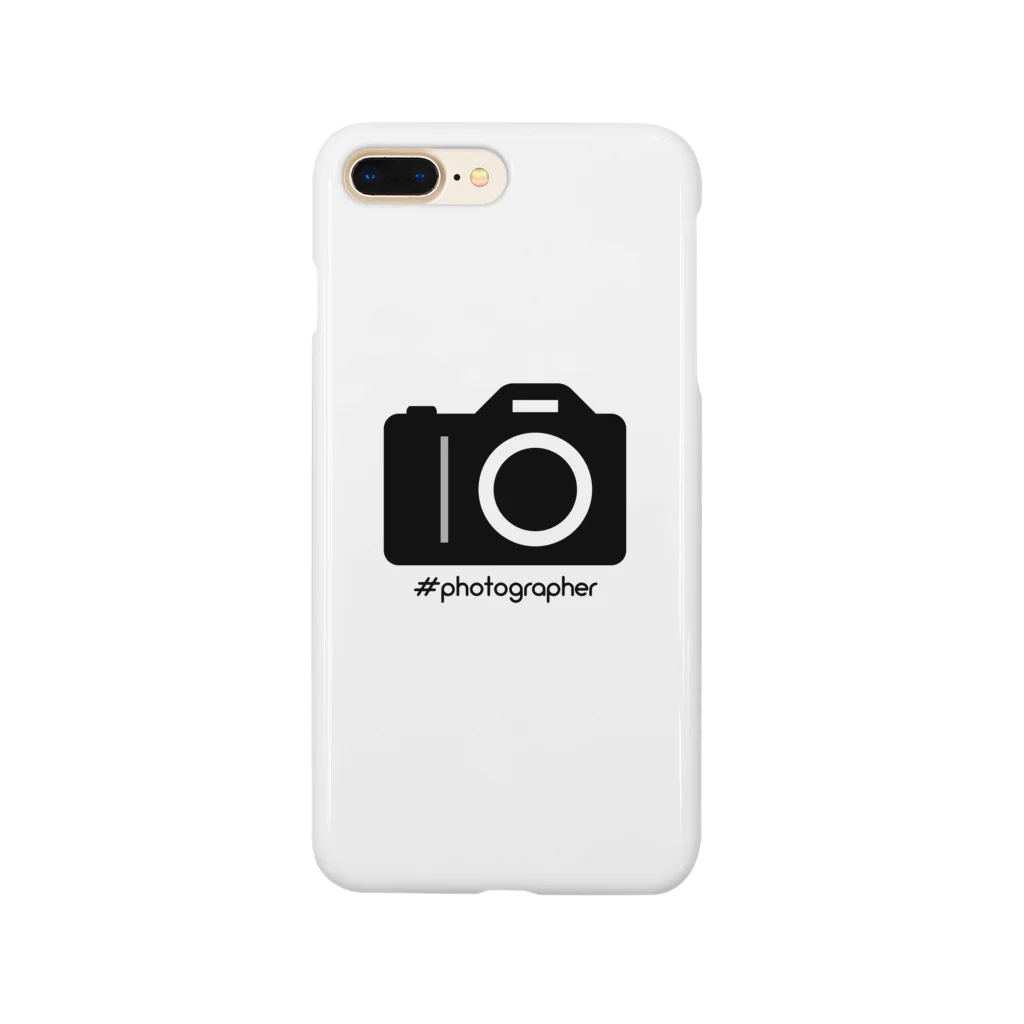 Millionsのphotographer(黒文字) Smartphone Case