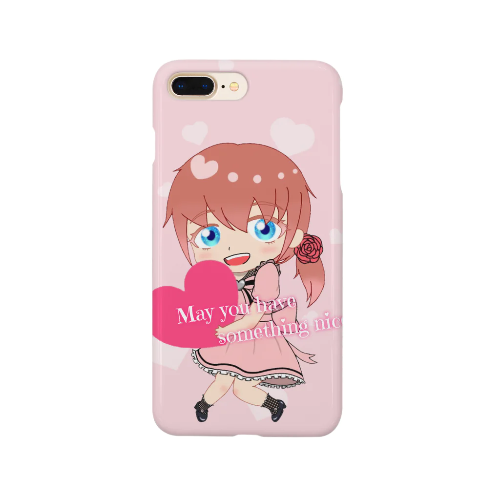 Seina shopping♡のハートをもったせなちゃんスマホケース(iPhoXR用) Smartphone Case