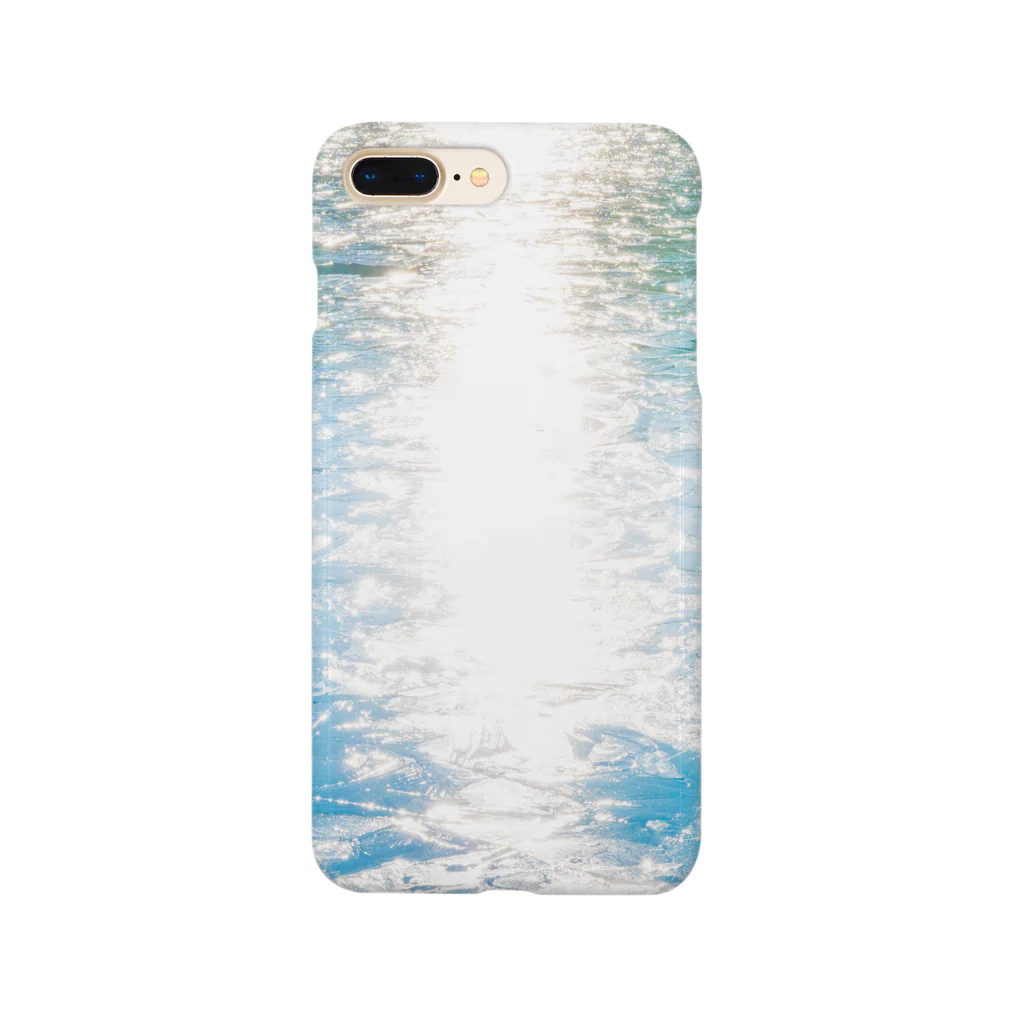 ShaGaDoのBackground material Freezing-bule Smartphone Case