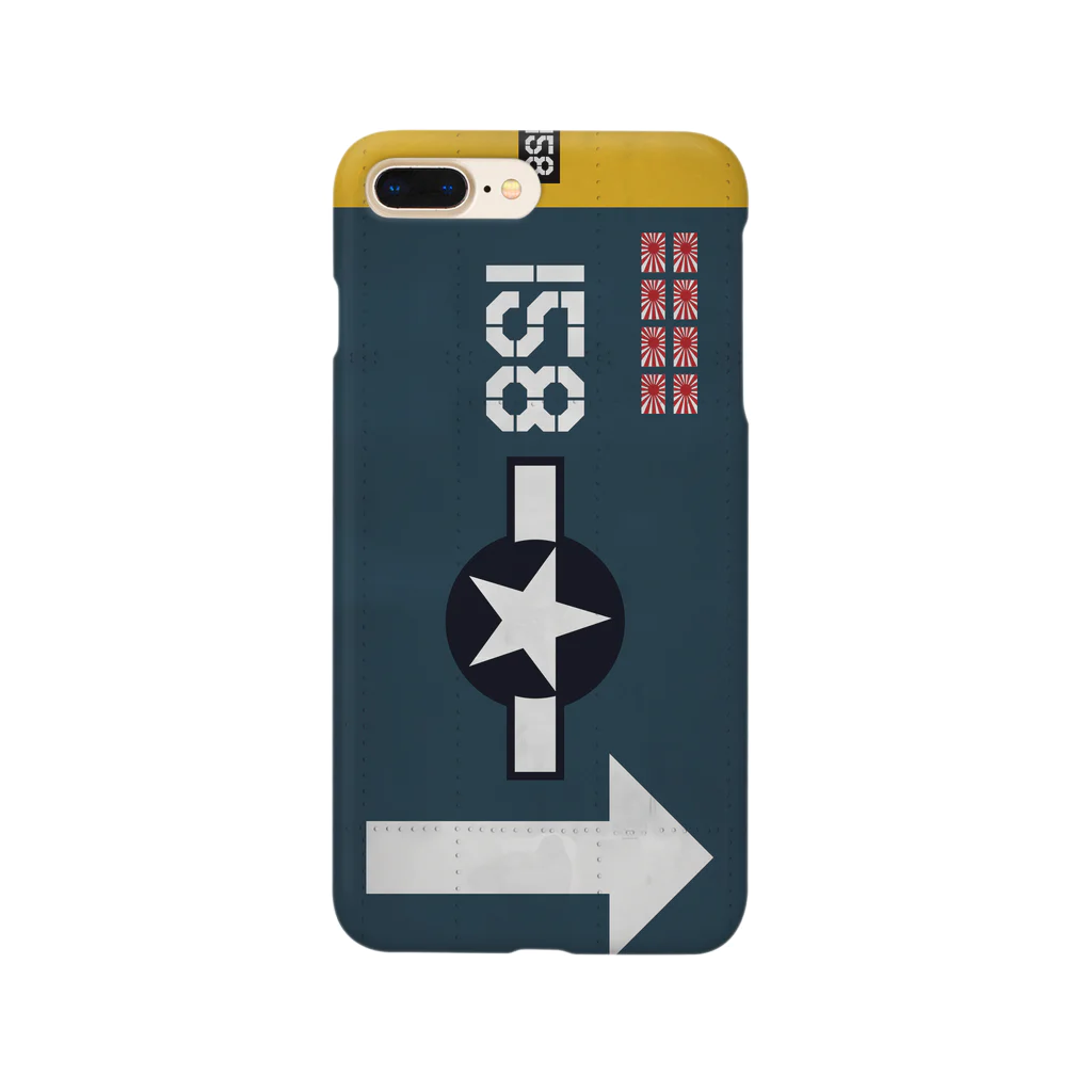 迷彩iPhoneケース専門店のF4U-1D コルセア バンカーヒル搭載機 Smartphone Case