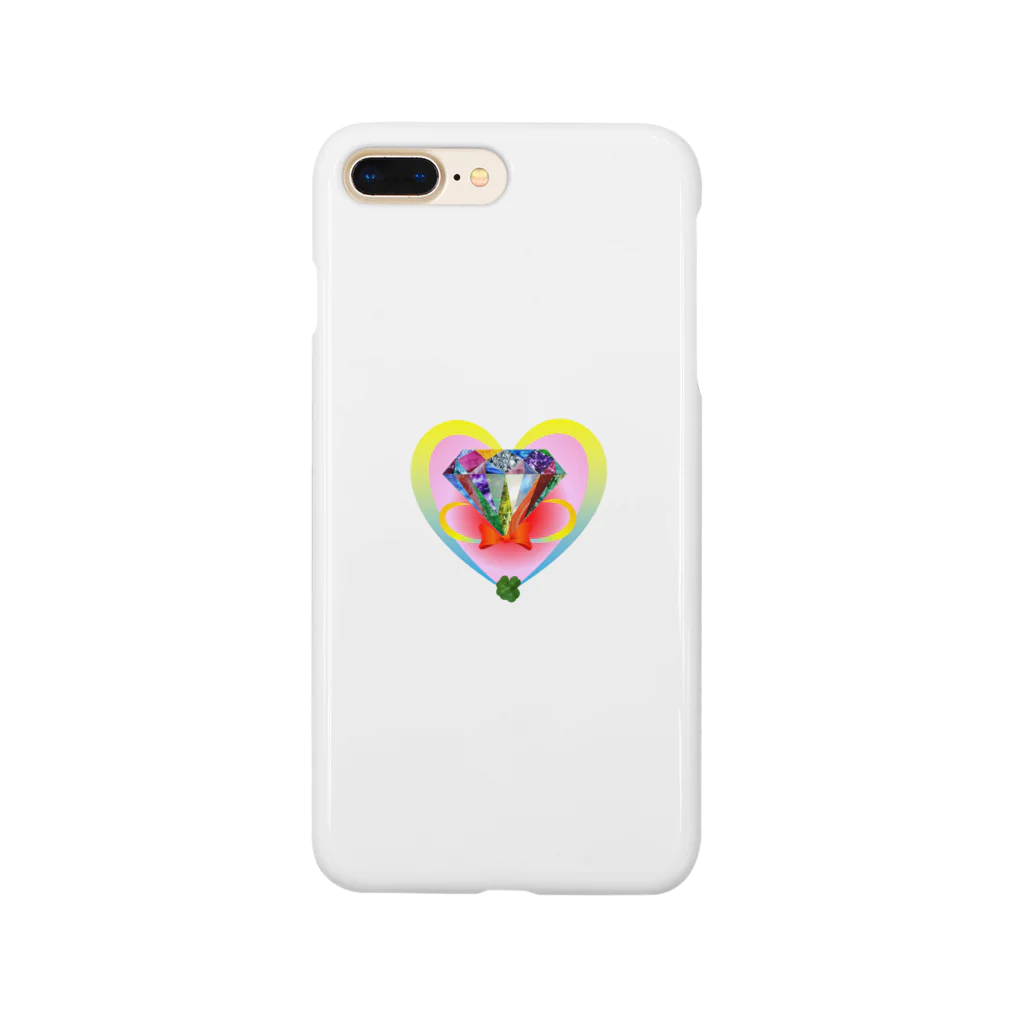 ADHLM cloverのパワーストーン宝石 Smartphone Case