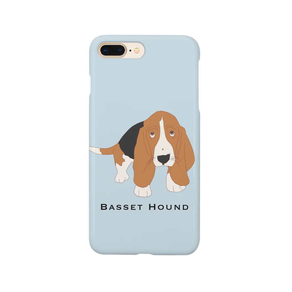 harupii_0203のBasset Hound Smartphone Case