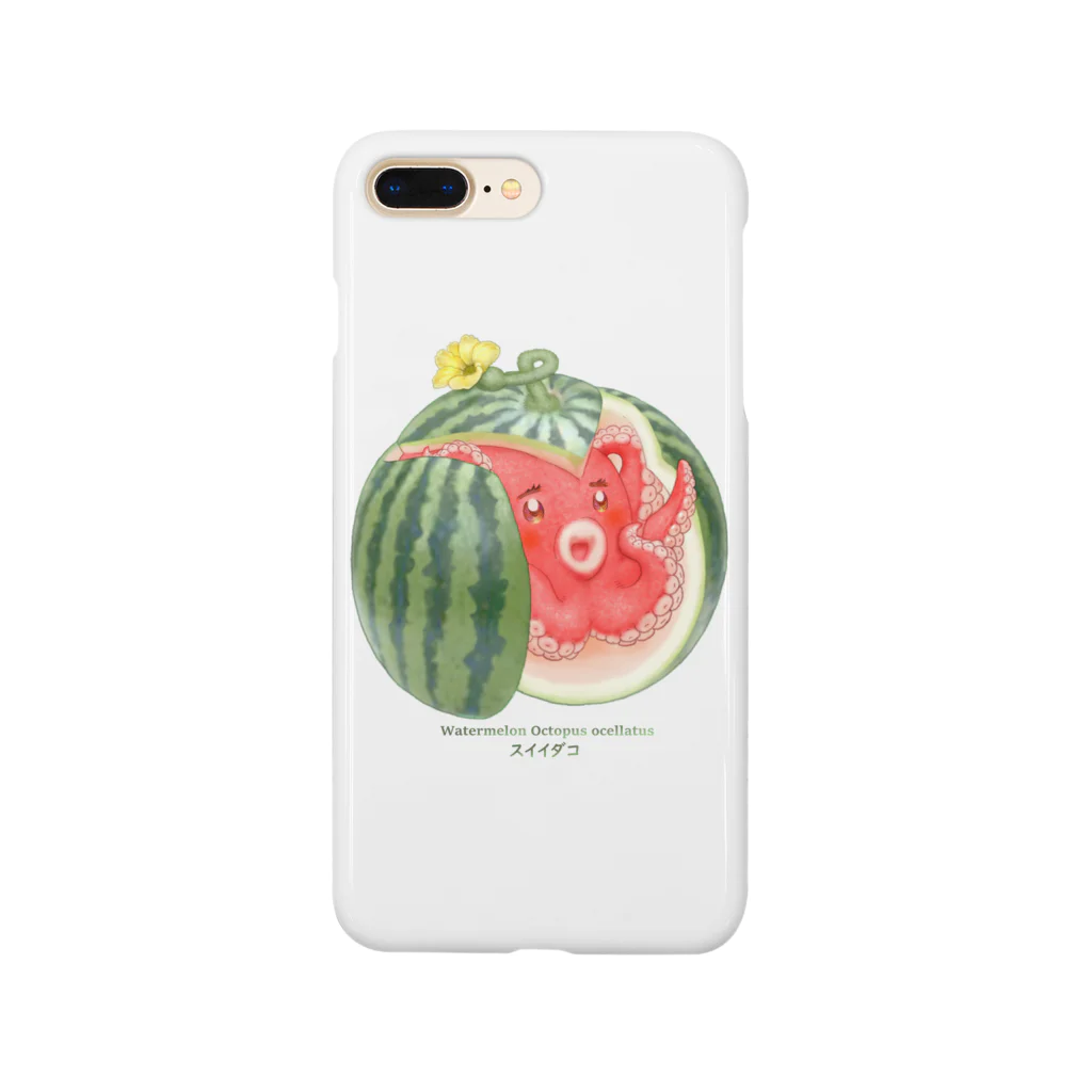 おやさい妖精さんの お店🌱のスイイダコ Smartphone Case