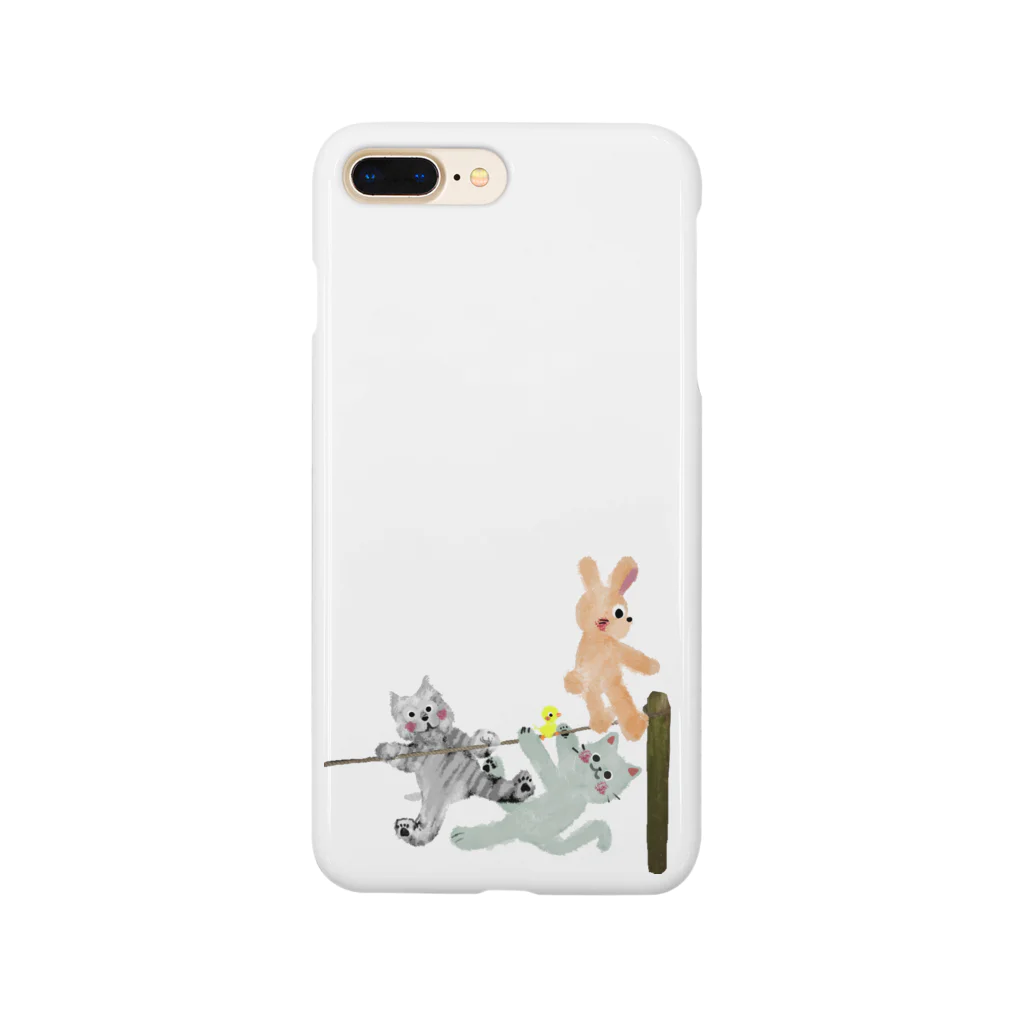 🤍一ノ瀬 彩 🐇⸒⸒ suzuri支店🤍の甘えん坊全員集合！【ゆめかわアニマル】 Smartphone Case