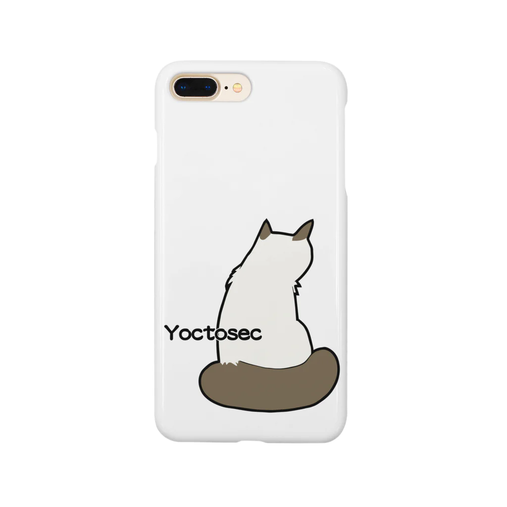 Yoctosec.DesignのYoctosec 背中で語る猫 Smartphone Case