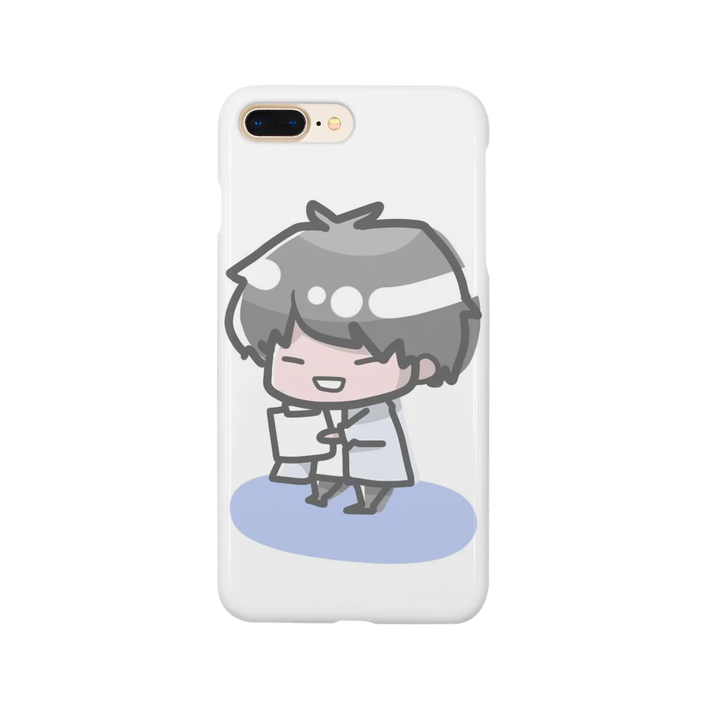 きたくん@薬剤師ヤクヤクのヤクヤクスマホケース(白衣ver) Smartphone Case