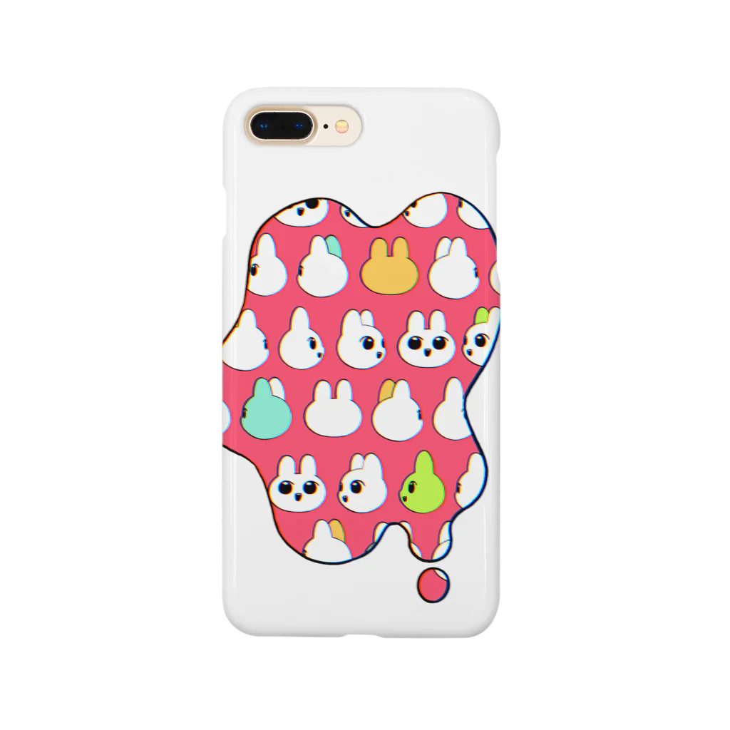 たべごろうさちゃんショップのUSA-CHAN Hole Smartphone Case