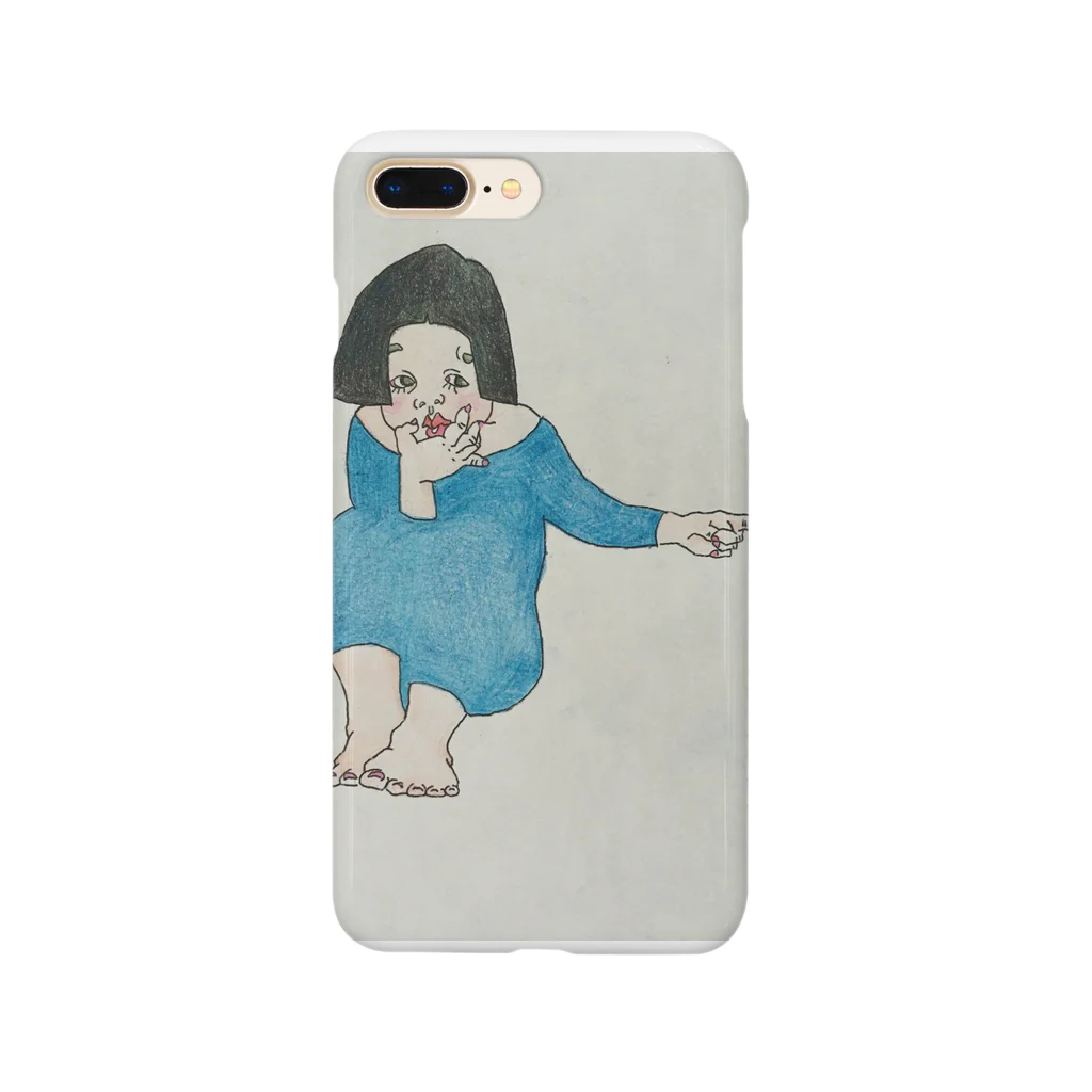 minoの何かを見て笑う人 Smartphone Case