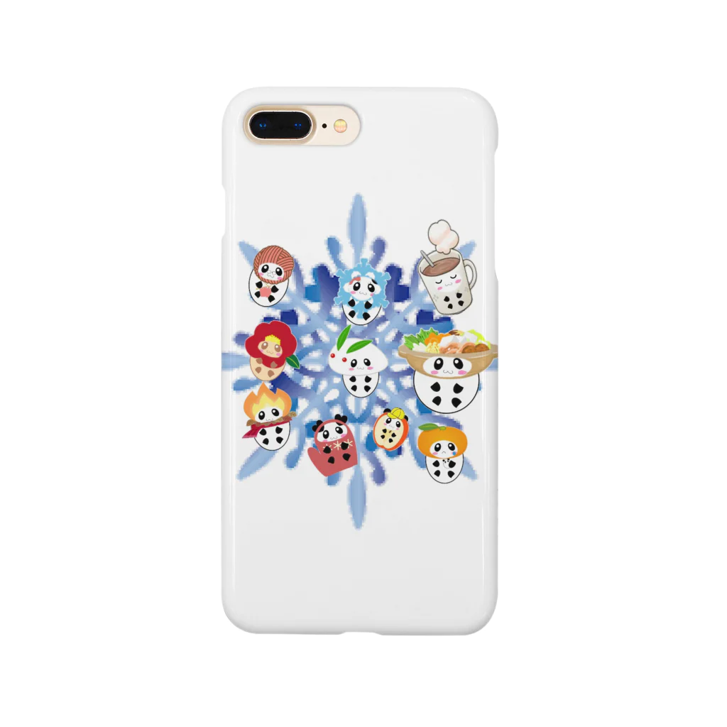 YmMy_shopのぱんたま　ウィンターver Smartphone Case