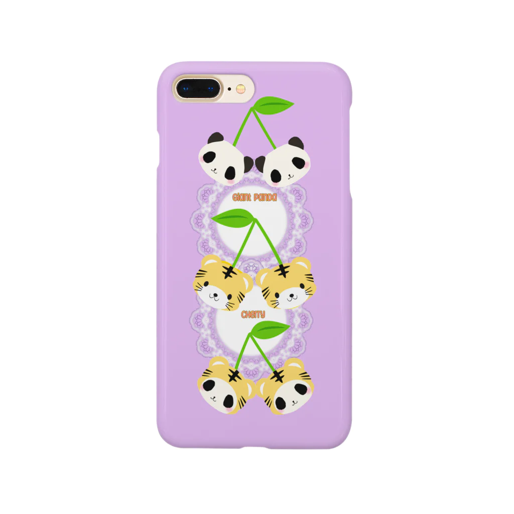 ちょらぷみのさくらんぼパンダ　虎　干支　ぱんだ Smartphone Case