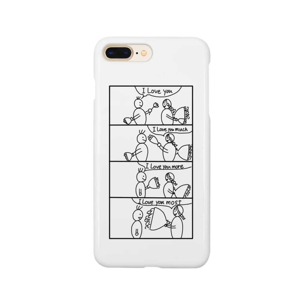 disney-risaのLove comic Smartphone Case