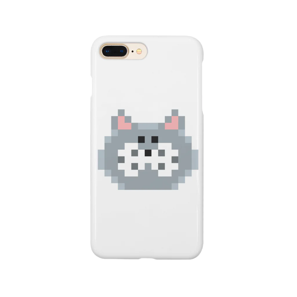 てんてんのドット絵ねこちゃんひげ袋 Smartphone Case