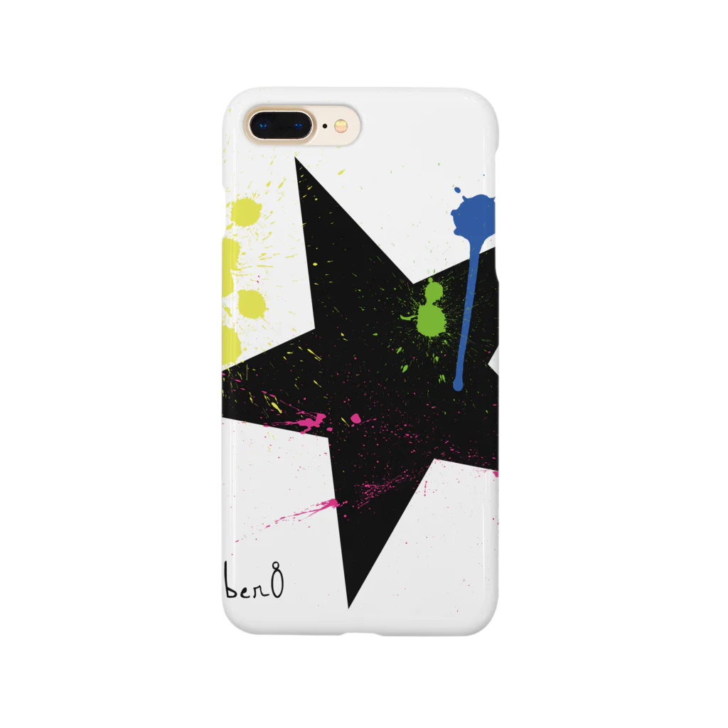 Number8（ナンバーエイト）のBIG STAR（星柄）ペイント Smartphone Case