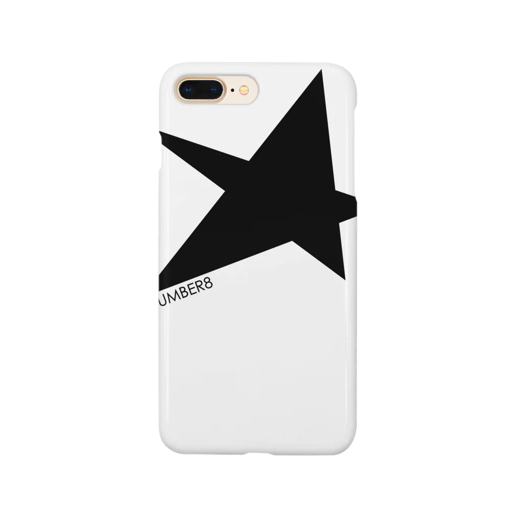 Number8（ナンバーエイト）のBIG STAR（星柄） Tシャツ Smartphone Case