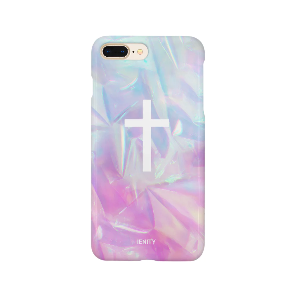 IENITY　/　MOON SIDEの【IENITY】HOLOGRAPHIC #CROSS Smartphone Case