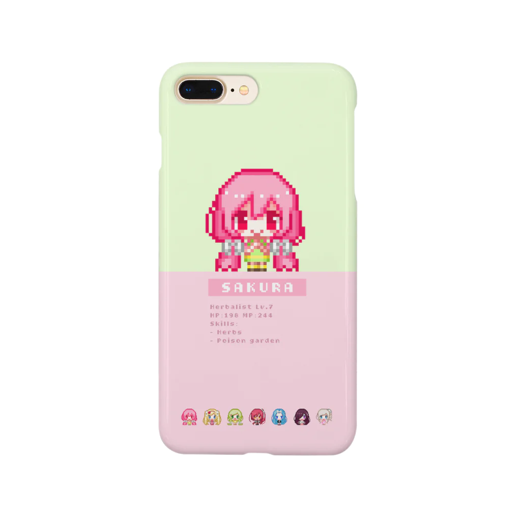 LIFE0 official suzuriのセヴンデイズ dot！SAKURA スマホケース スマホケース