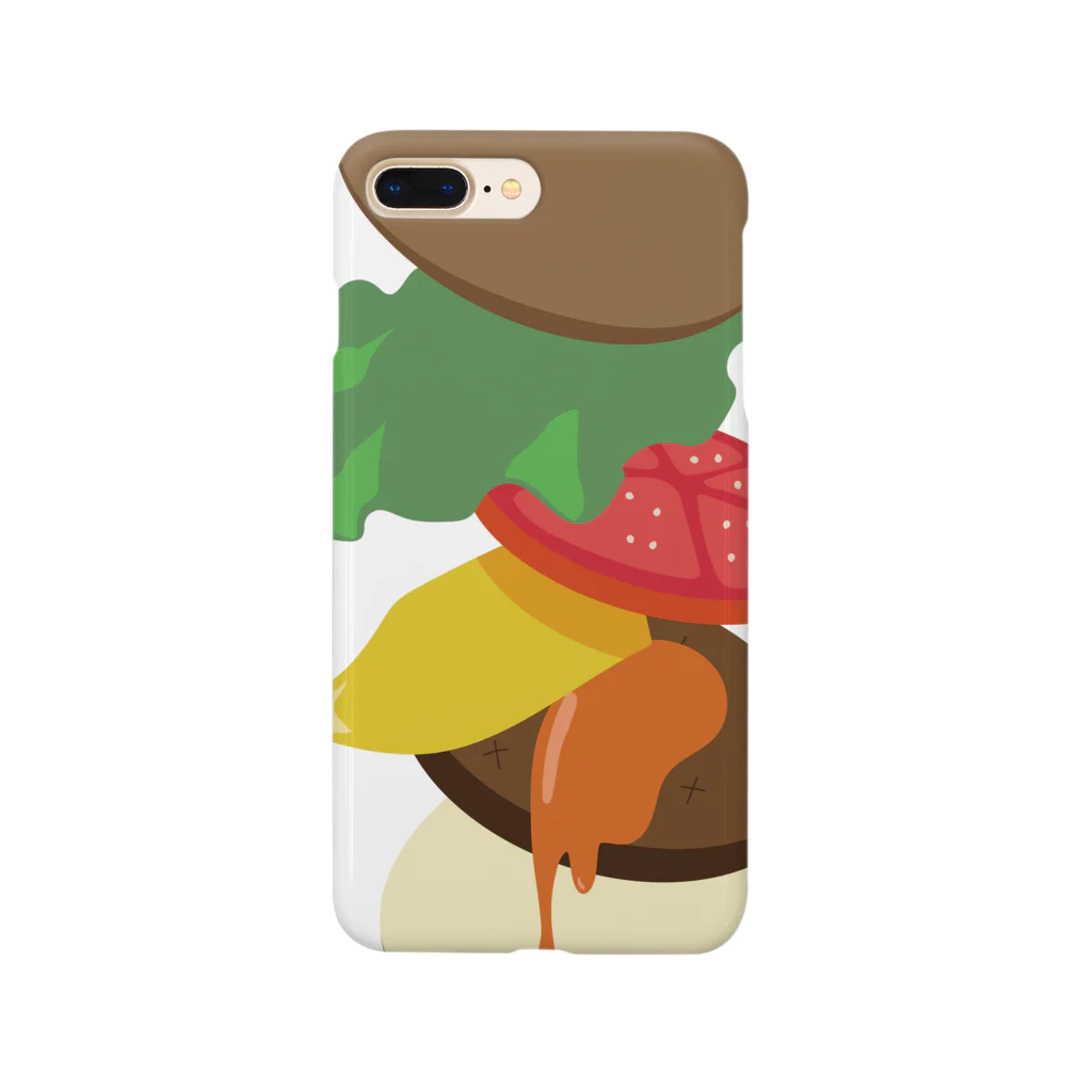 AWESOME HAMBURGERのチーズバーガー Smartphone Case