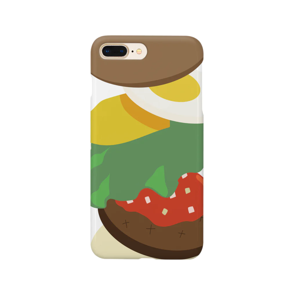 AWESOME HAMBURGERのエッグチーズバーガー Smartphone Case