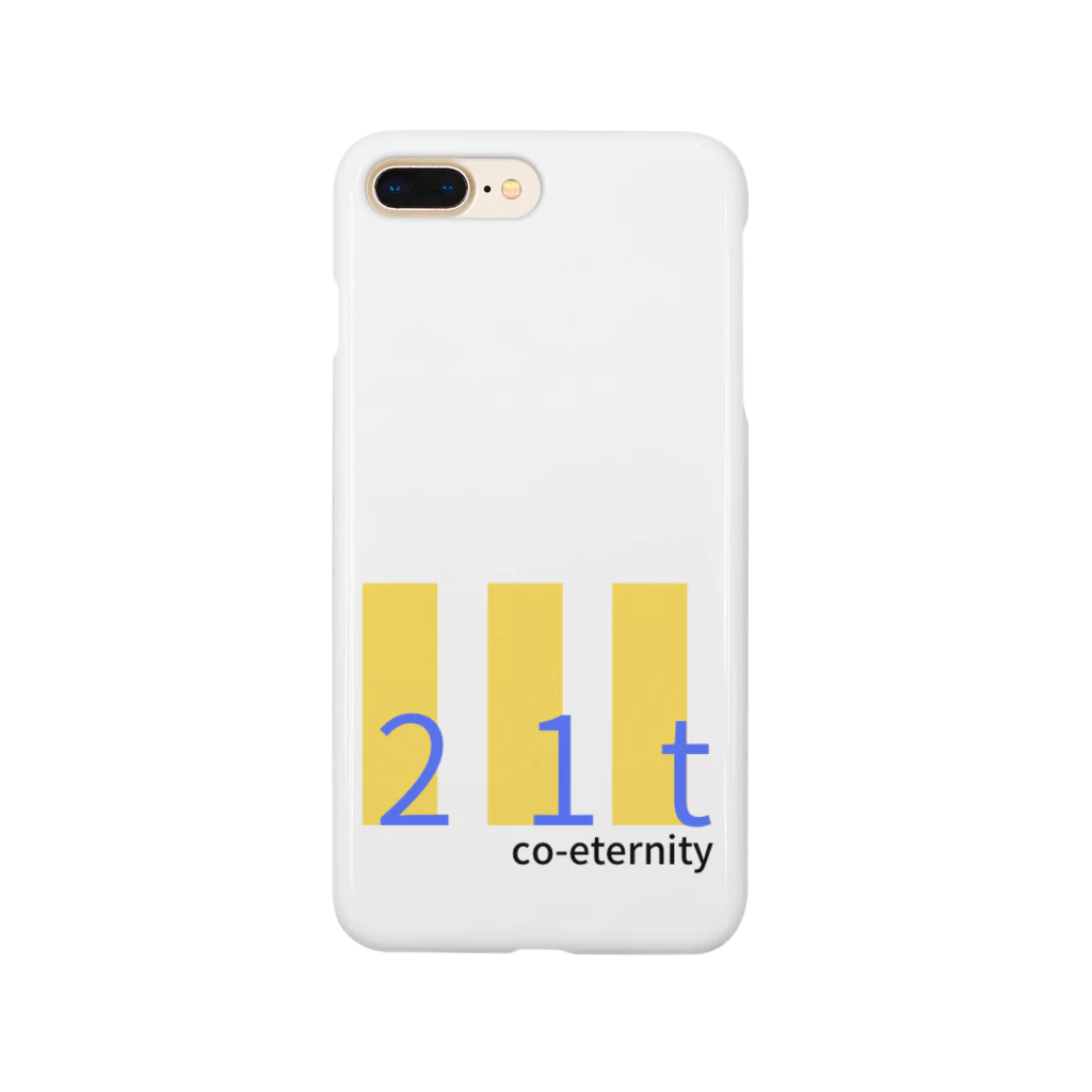 co-eternity の21tロゴ スマホケース