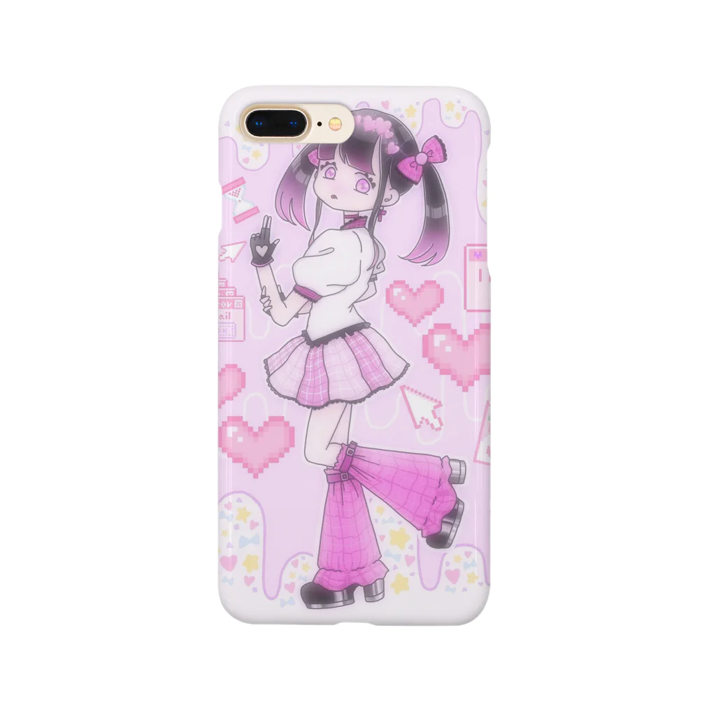 🍓 イチゴ 〰️の🎀魔法戦士🎀フルグラフィックスマホケース Smartphone Case