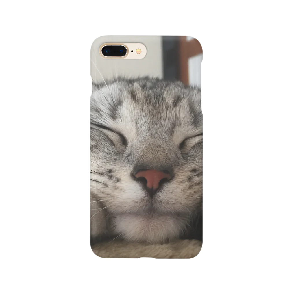 愛猫の可愛いアメショ Smartphone Case