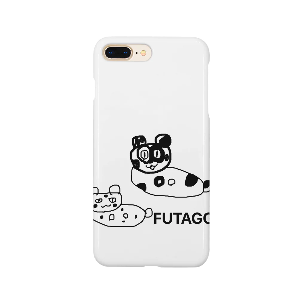 ビーユールームの仲良し双子パンダ Smartphone Case