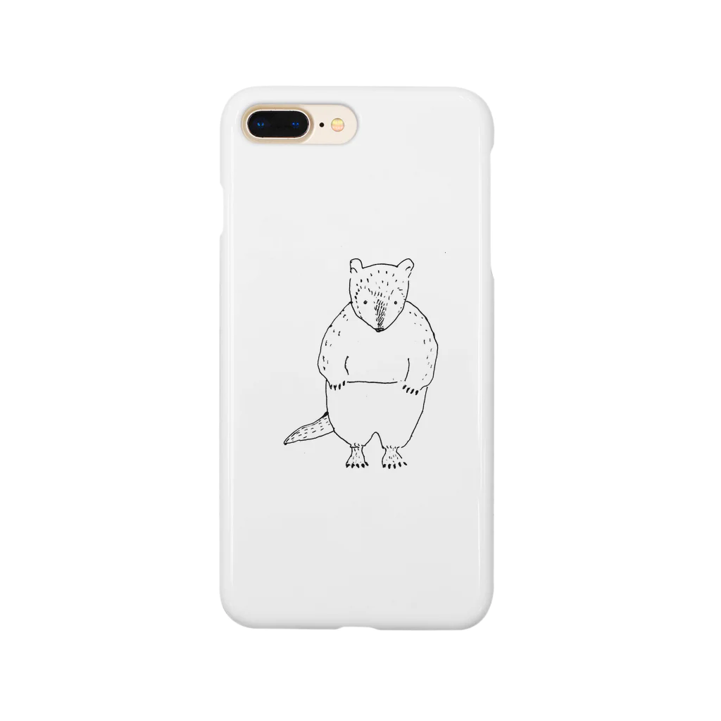 ねことうしのwavesのアナグマくん Smartphone Case