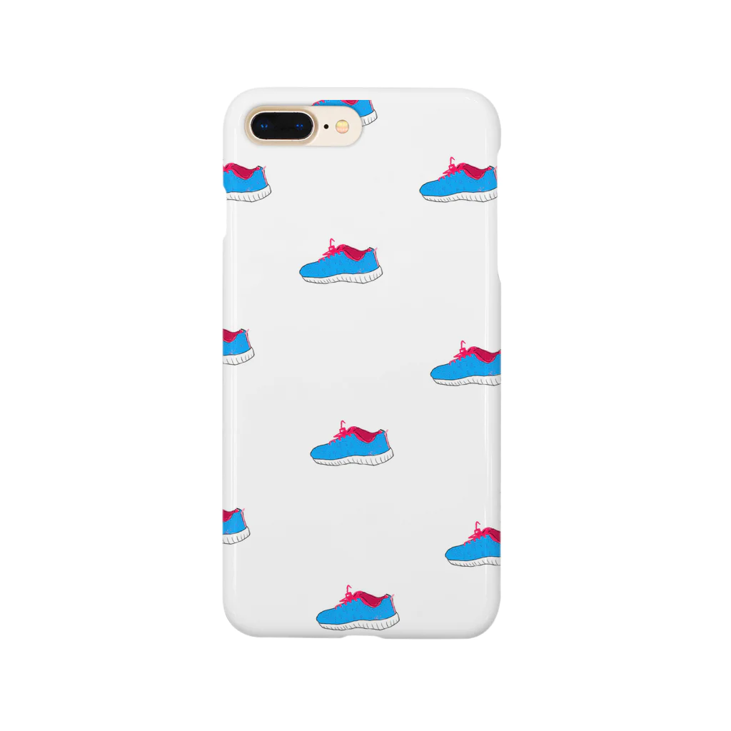 dorima-の青いスニーカー(くつ) Smartphone Case