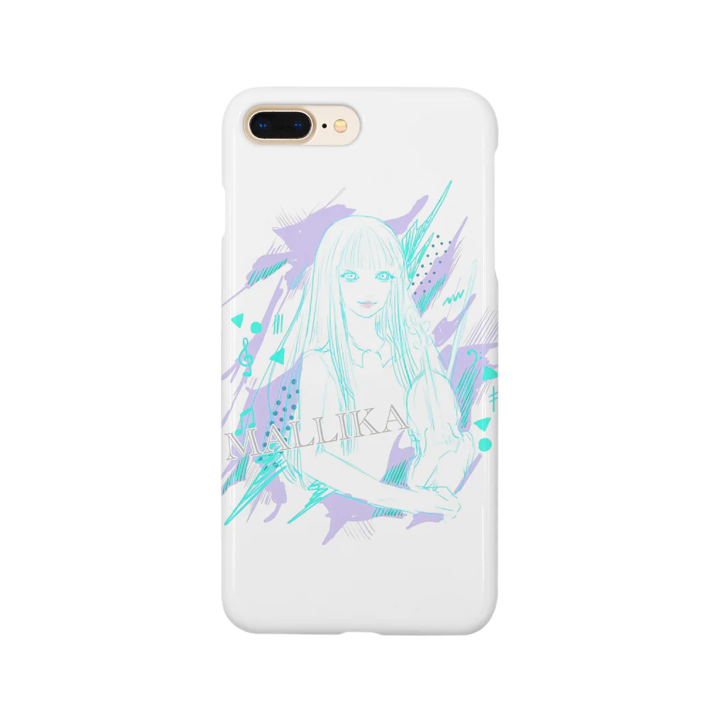 MALLIKA-ヴァイオリンと歌うSHOP-のMALLIKAオリジナルイラスト Smartphone Case