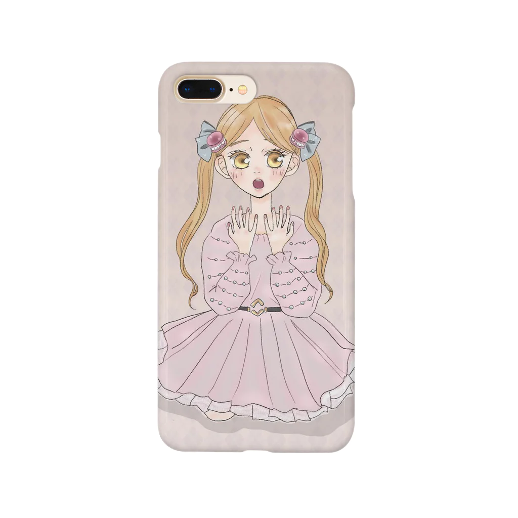 Rinaの女の子×マカロン Smartphone Case