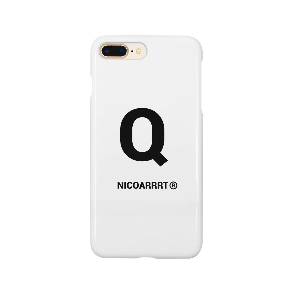 NICOARRRTのイニシャルグッズ Smartphone Case