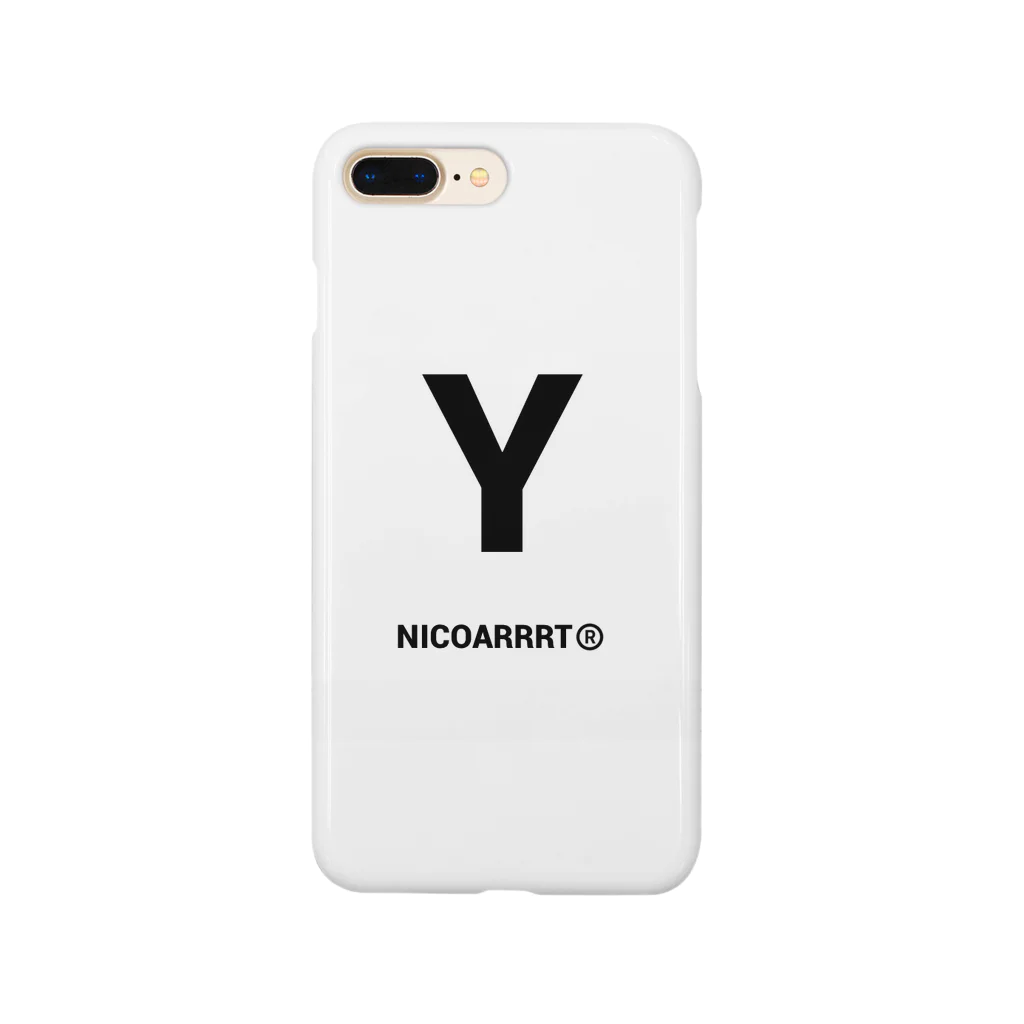 NICOARRRTのイニシャルグッズ Smartphone Case