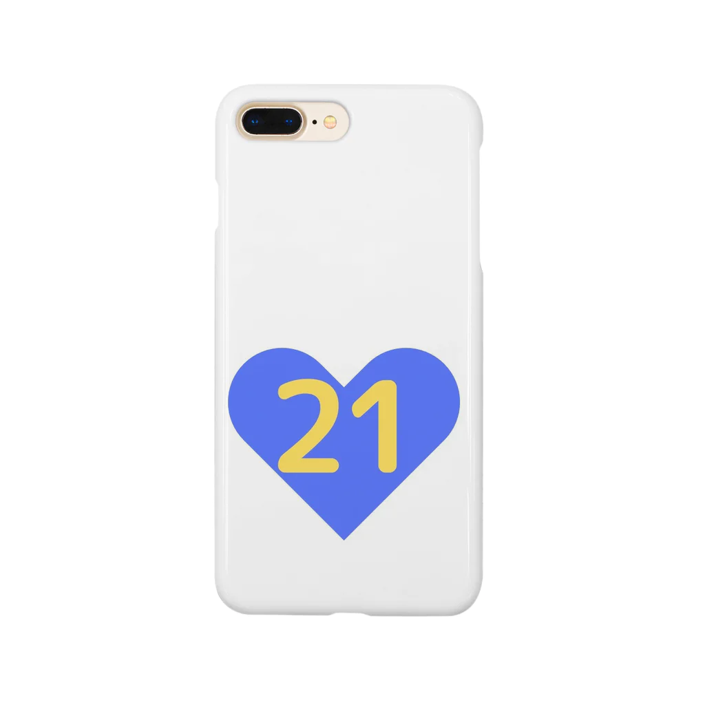 co-eternity の21 Heart  Smartphone Case