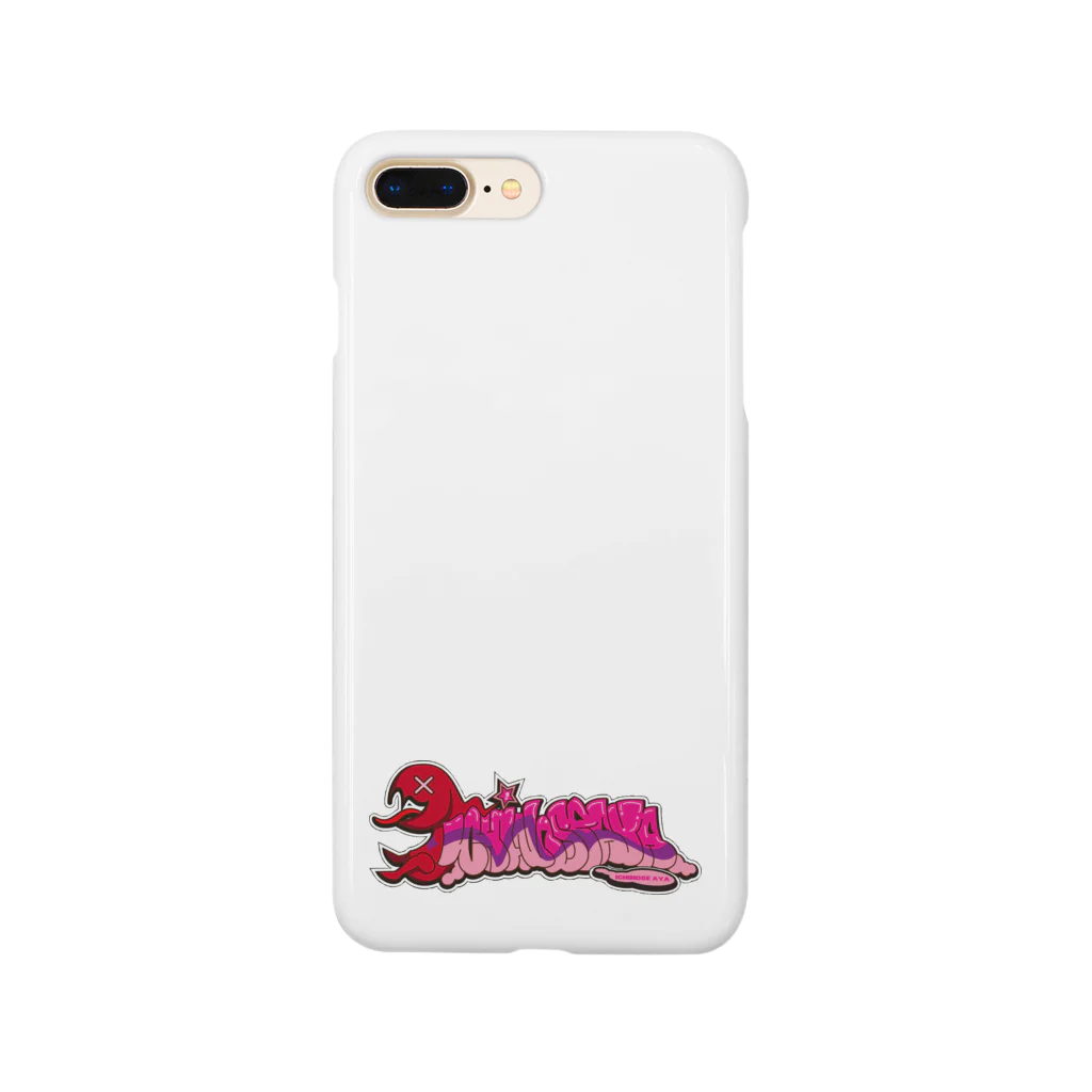 🤍一ノ瀬 彩 🐇⸒⸒ suzuri支店🤍の一ノ瀬彩:LOGO_POP_PINK【英語】 Smartphone Case