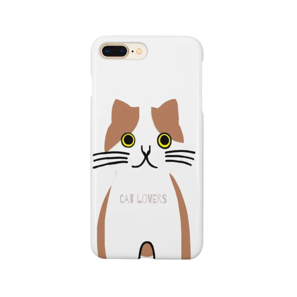 aiueoneko358の茶ハチワレちゃん Smartphone Case