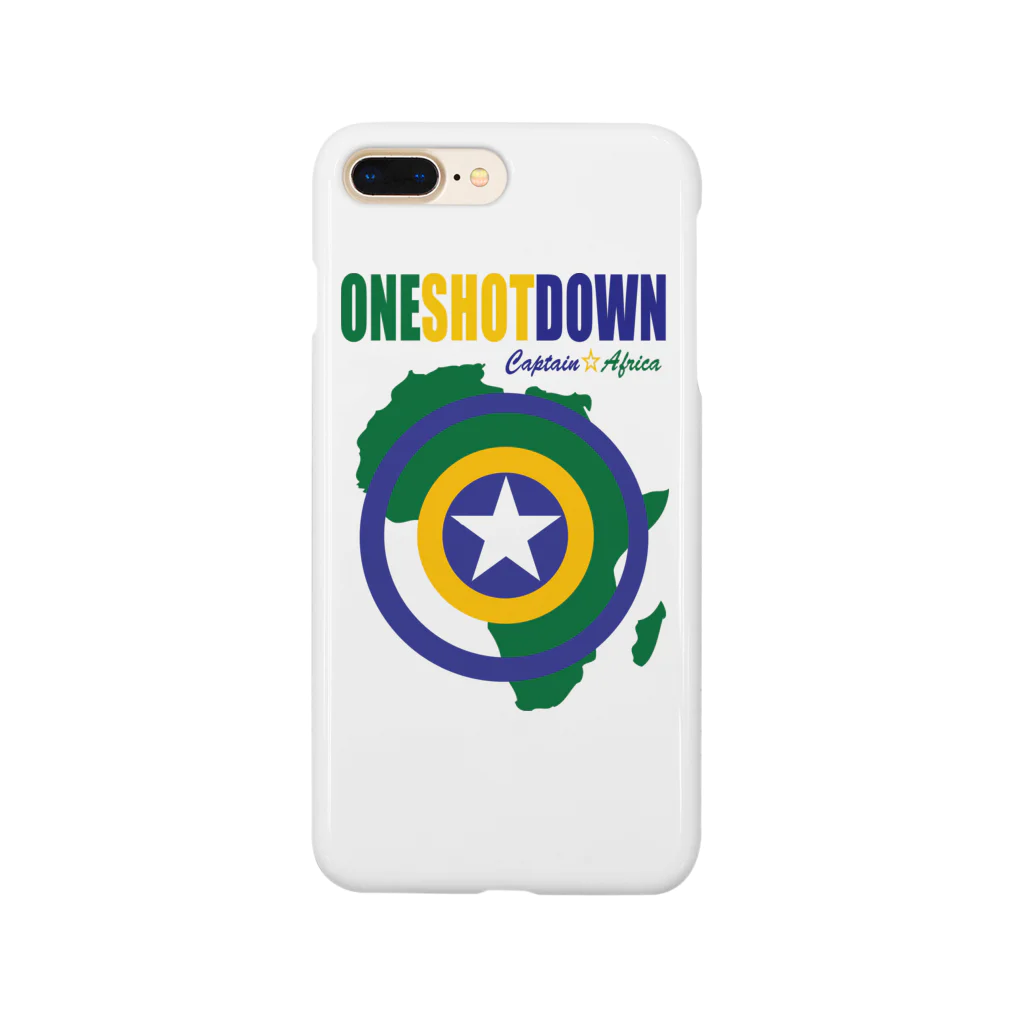 キャプテン☆アフリカのシークレットベース（秘密基地）のキャプテン☆アフリカ アフリカンシールド (カラー) Smartphone Case