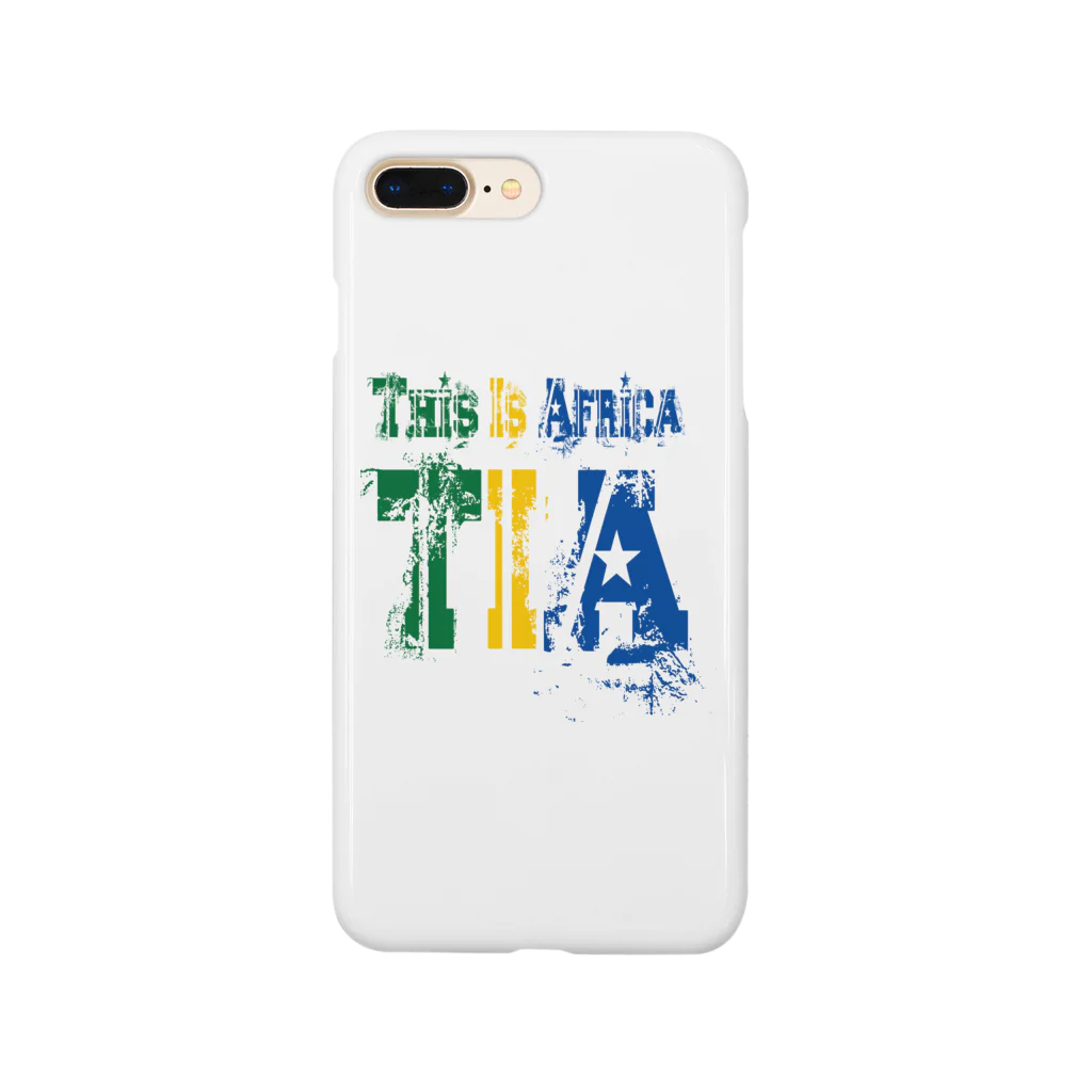 キャプテン☆アフリカのシークレットベース（秘密基地）のTIA (This is Africa) これがアフリカだぁ!! (カラー) Smartphone Case