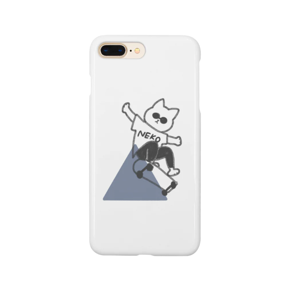 Illustrator_sumikoのスケートシティニャンコ Smartphone Case