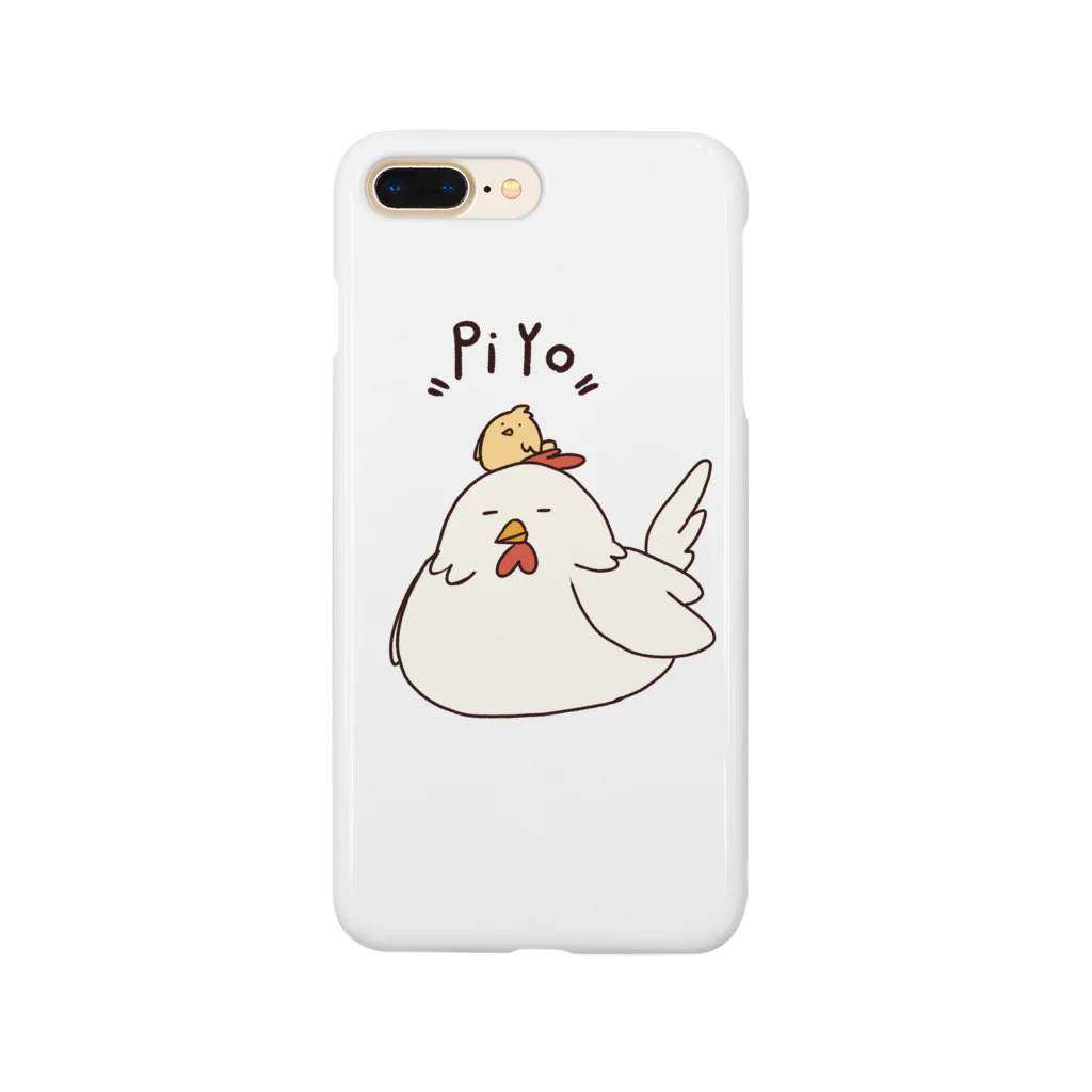 りっぴの_工房のPiYo にわとりとひよこ団子 Smartphone Case