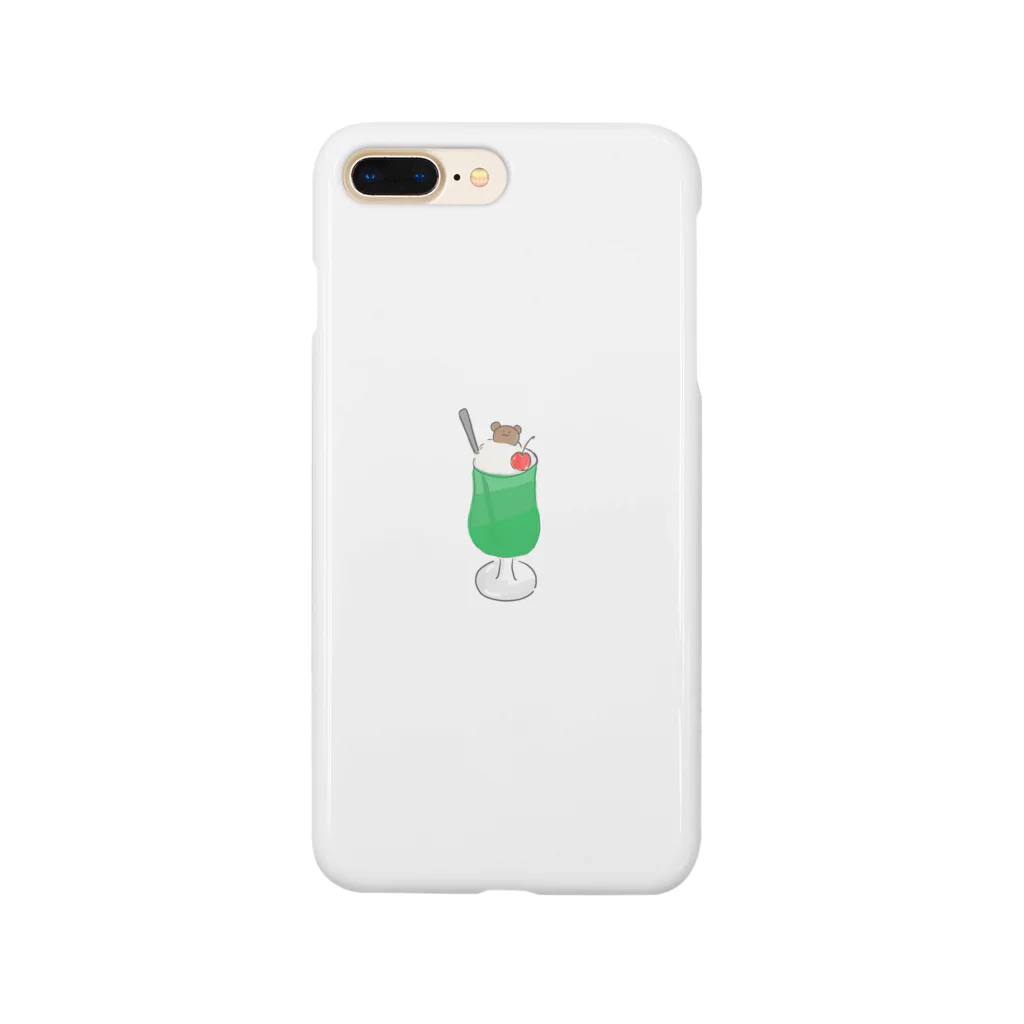 はなちゃんのおみせのくまクリームソーダ・レトロ Smartphone Case