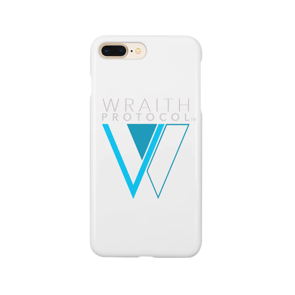 仮想通貨Verge Japan（バージ ジャパン） 公認SHOPのWRAITH PROTOCOL（レイス・プロトコル）ロゴ スマホケース